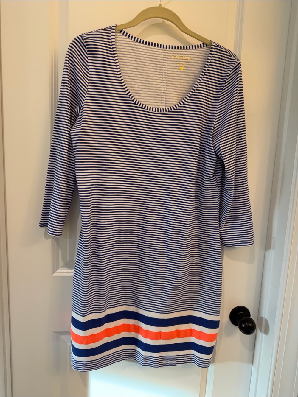 Lilly Pulitzer Navy and White Striped Dress